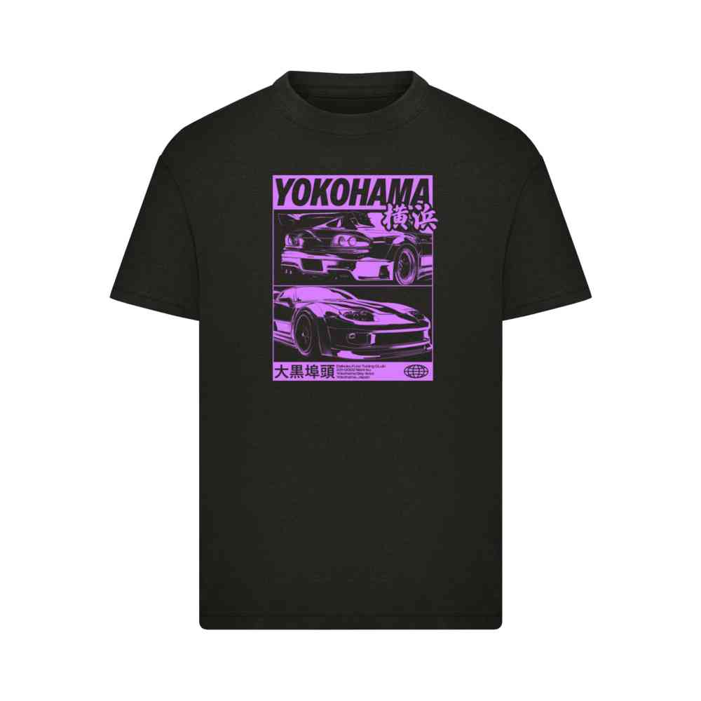 Mister Tee - Kids Yokohama Race Kinder Tshirt - Zwart